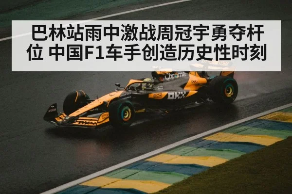巴林站雨中激战周冠宇勇夺杆位 中国F1车手创造历史性时刻